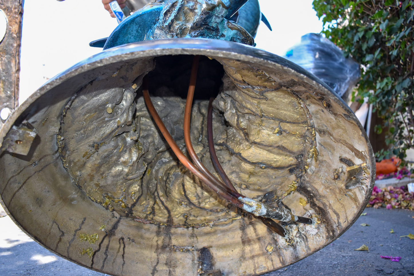 Pod Of Three Playful Dolphins on Waves Bronze Statue Fountain 40" x 30" x 74"H