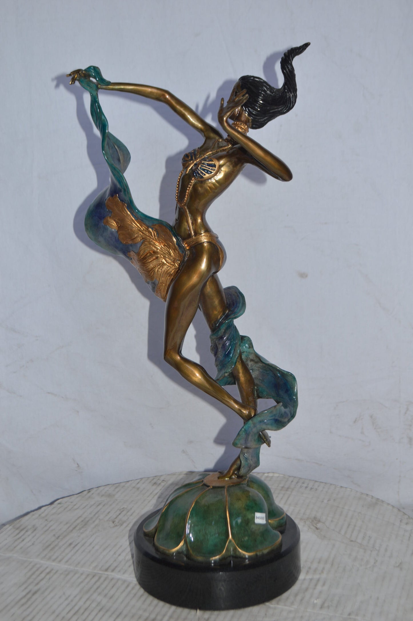 Exotic Dancer Bronze Statue Sergey Kazaryn Original - Size: 11"L x 8"W x 24"H.