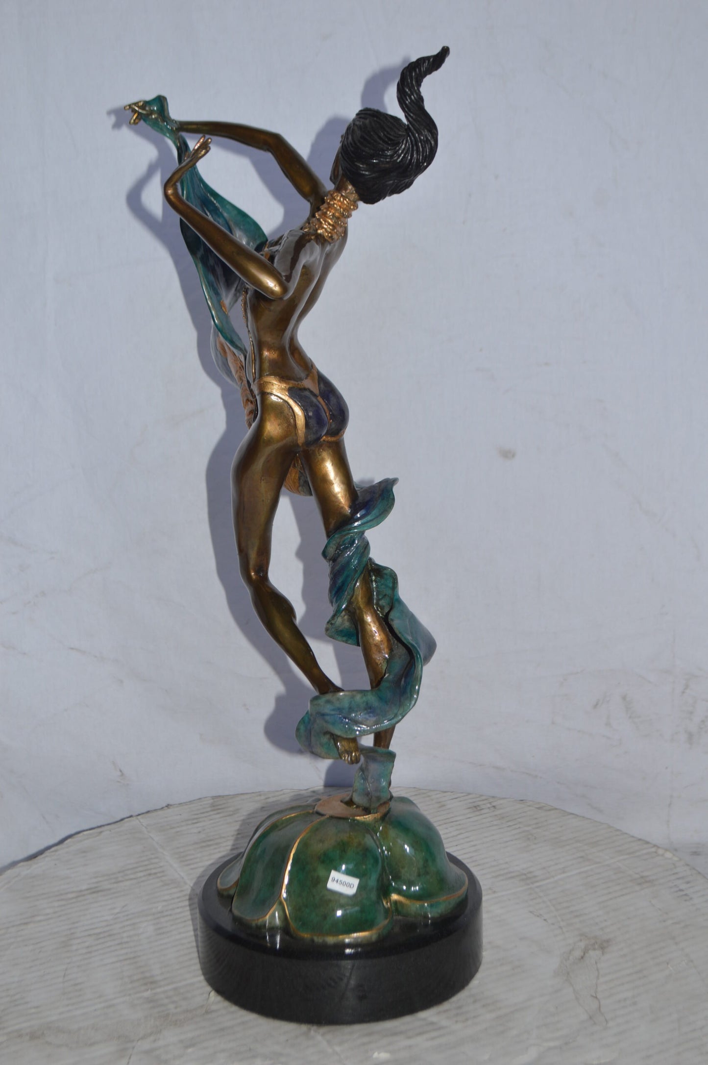 Exotic Dancer Bronze Statue Sergey Kazaryn Original - Size: 11"L x 8"W x 24"H.