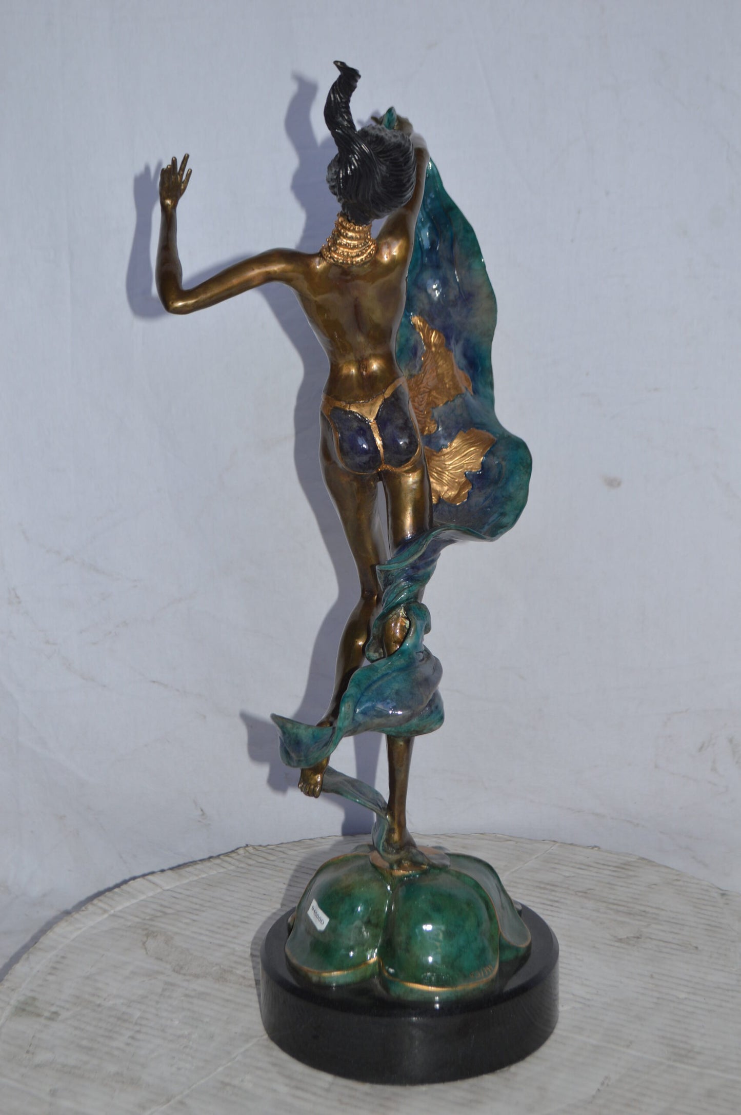 Exotic Dancer Bronze Statue Sergey Kazaryn Original - Size: 11"L x 8"W x 24"H.