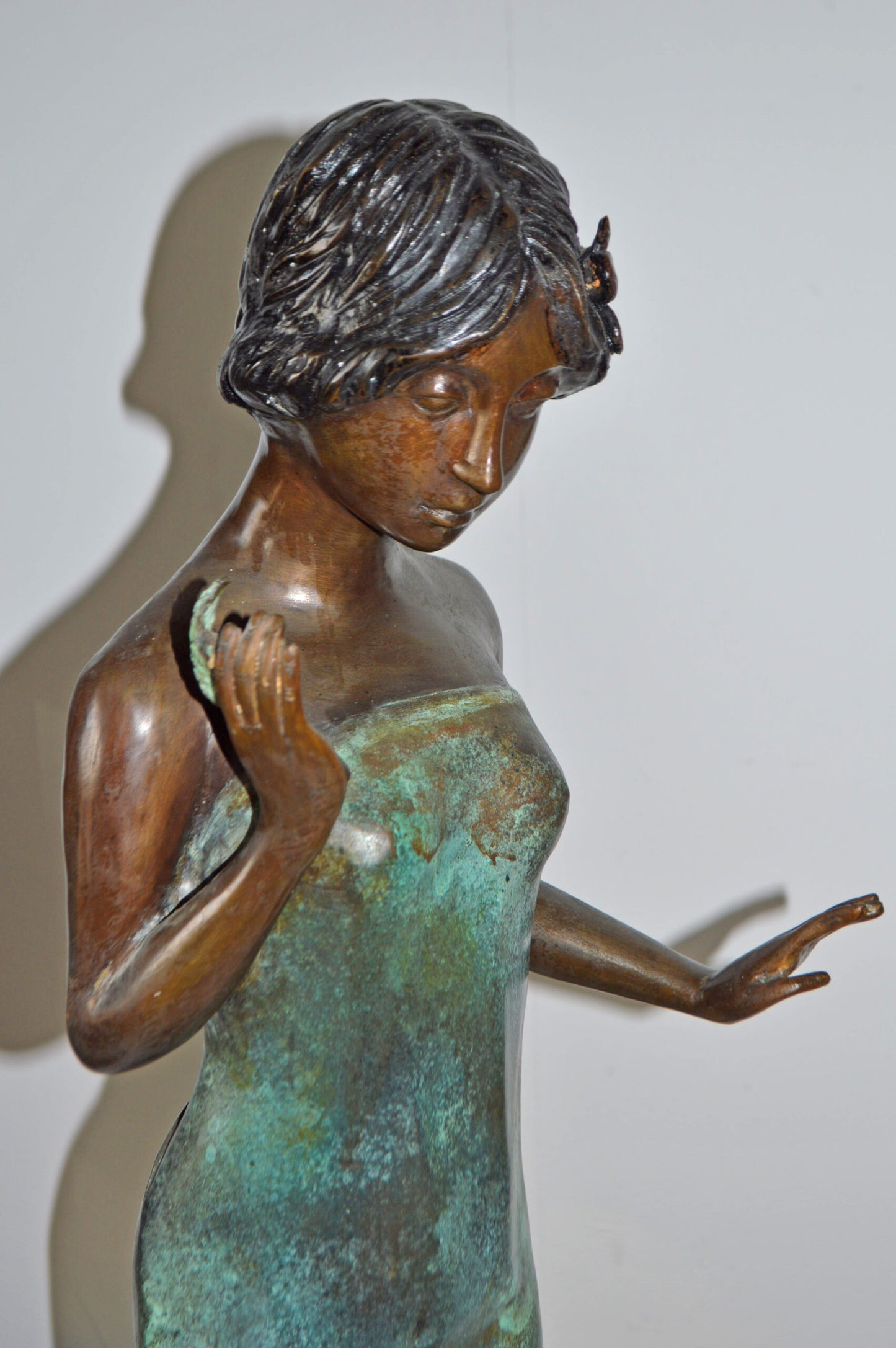 A Set of The Four-Season Goddess bronze statues - Size: 12"L x 12"W x 43"H Each