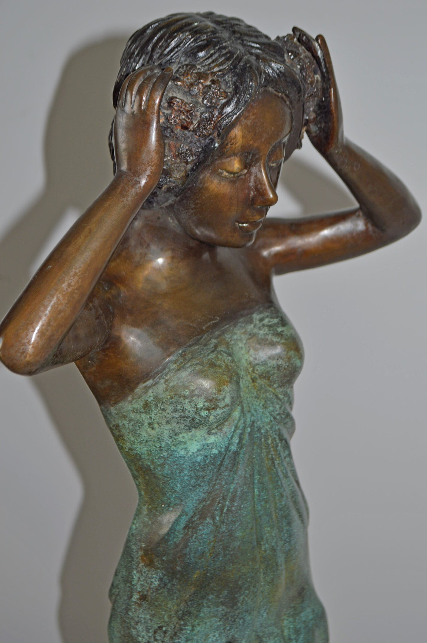 A Set of The Four-Season Goddess bronze statues - Size: 12"L x 12"W x 43"H Each