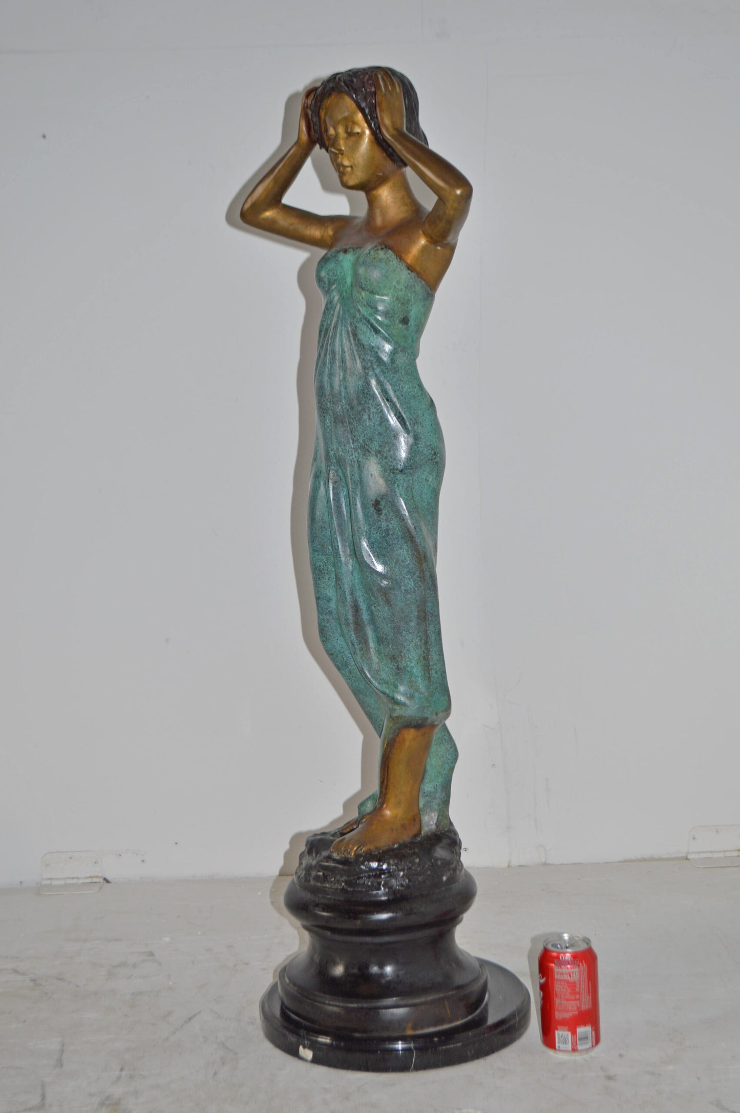 A Set of The Four-Season Goddess bronze statues - Size: 12"L x 12"W x 43"H Each