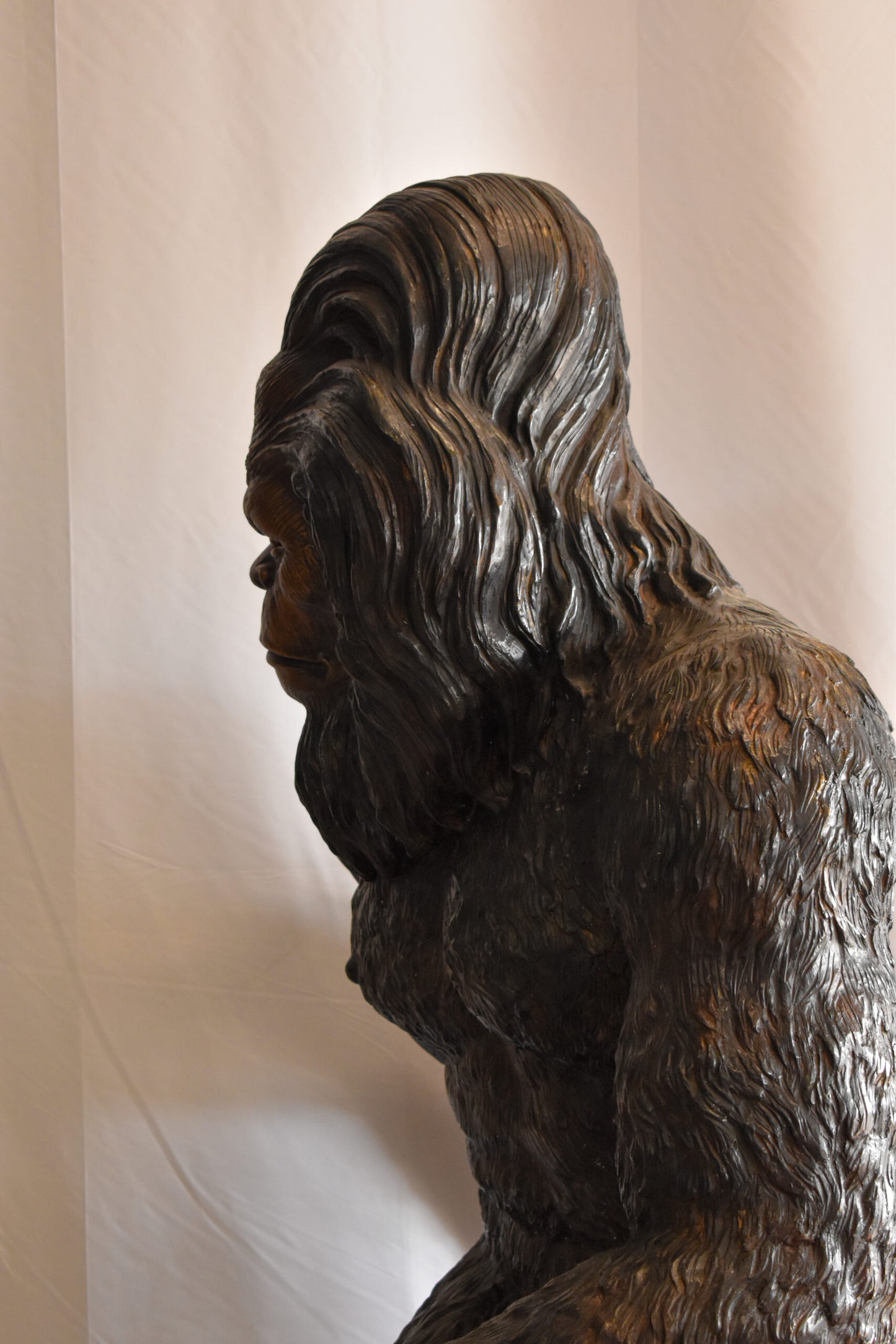 Bigfoot The Legendary Creature, Giant Bronze Statue Replica 42" x 63" x 83"H