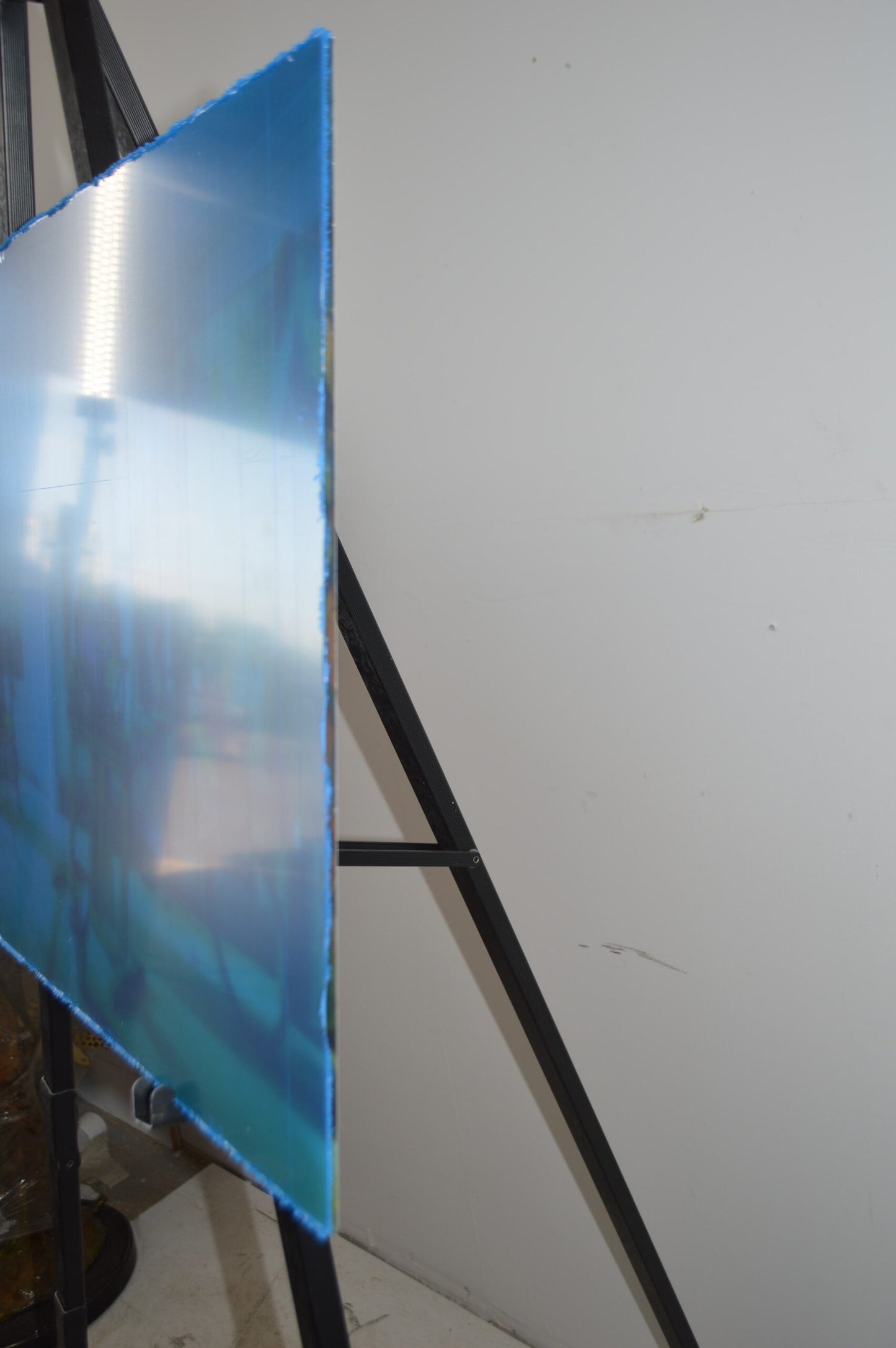 Orlando Quevedo Medium Paris es una Fiesta on Acrylic - Size: 30"L x 20"W