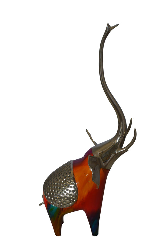 Elephant by Liliana Mendez -  Size: 10"L x 9"W x 20"H.