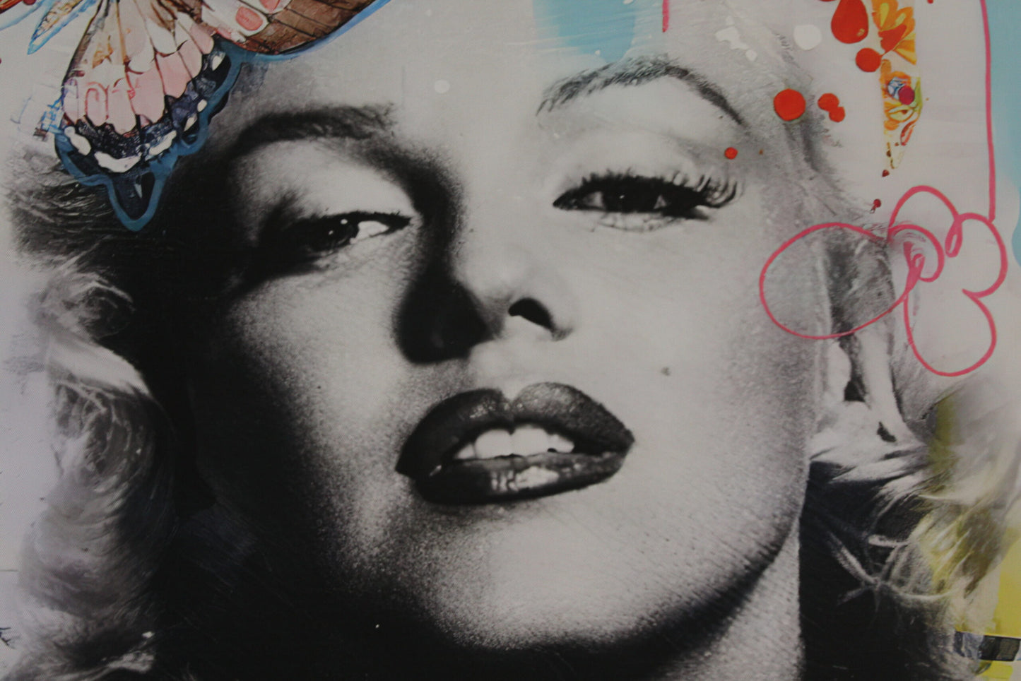 Giant Marilyn Monroe Painting Stretched Canvas Design Ready to Hang 43 x 43