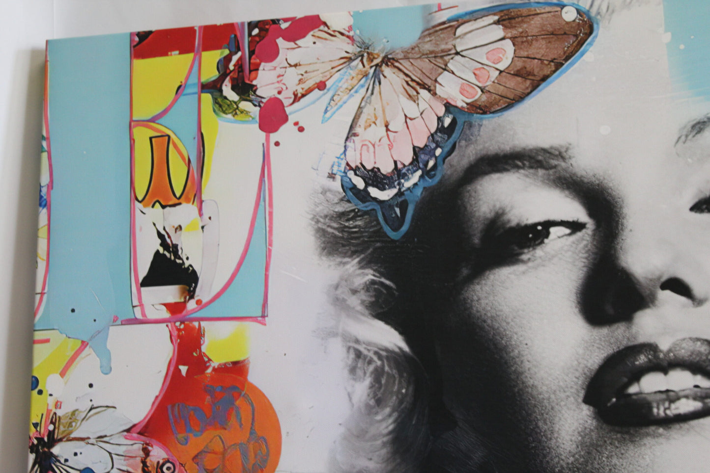 Giant Marilyn Monroe Painting Stretched Canvas Design Ready to Hang 43 x 43