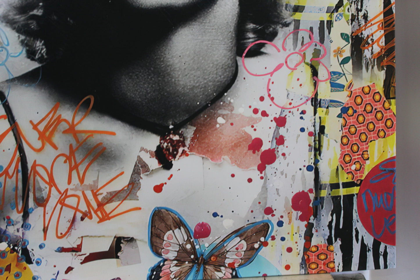 Giant Marilyn Monroe Painting Stretched Canvas Design Ready to Hang 43 x 43