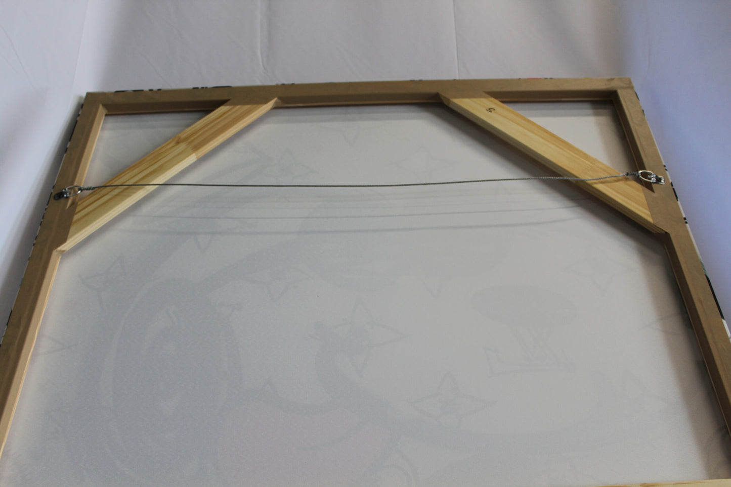 Snoopy in Louis Vuitton Design Oversized Framed Painting on Canvas 60 x 39