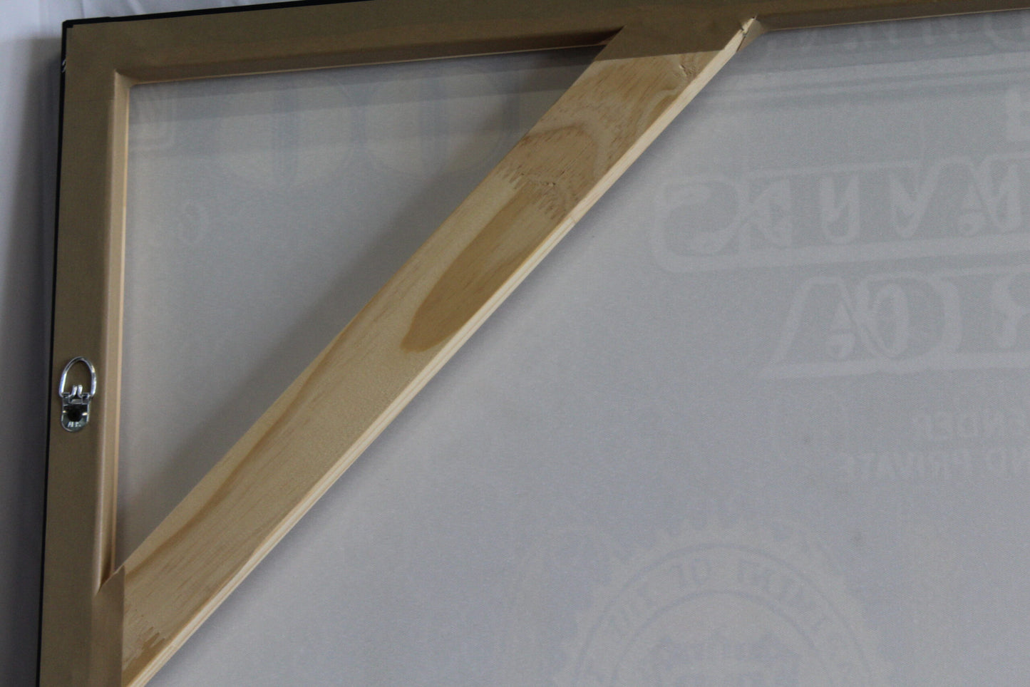 Modern Gucci Dollar Sign Stretched Ready to Hang Canvas Painting 38 x 75