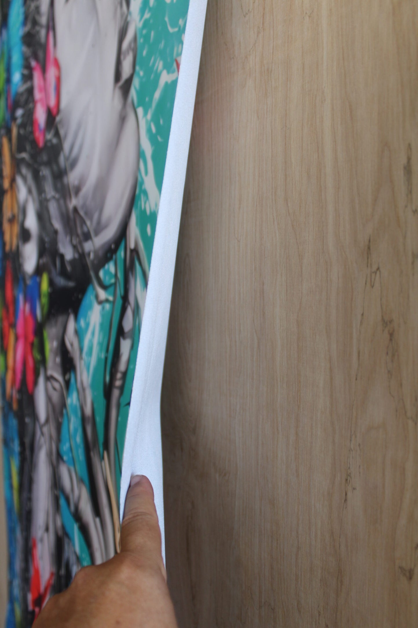 Giant Graceful Butterfly Woman Unframed Canvas 52 x 74