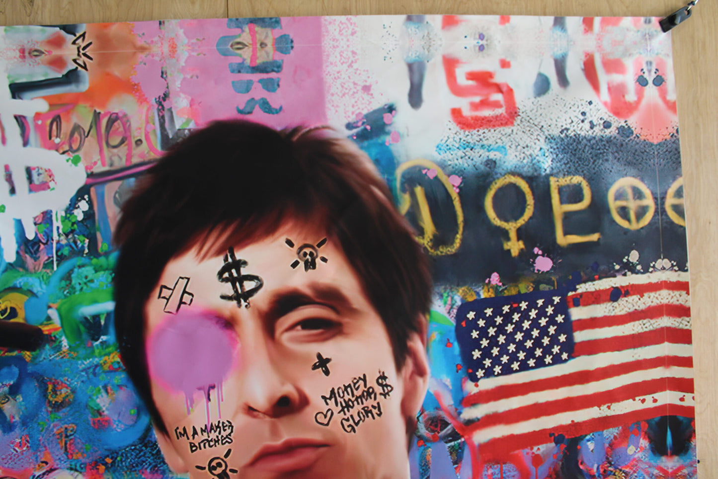 Giant Canvas of Al Pacino Unframed Ship rolled 52 x 75
