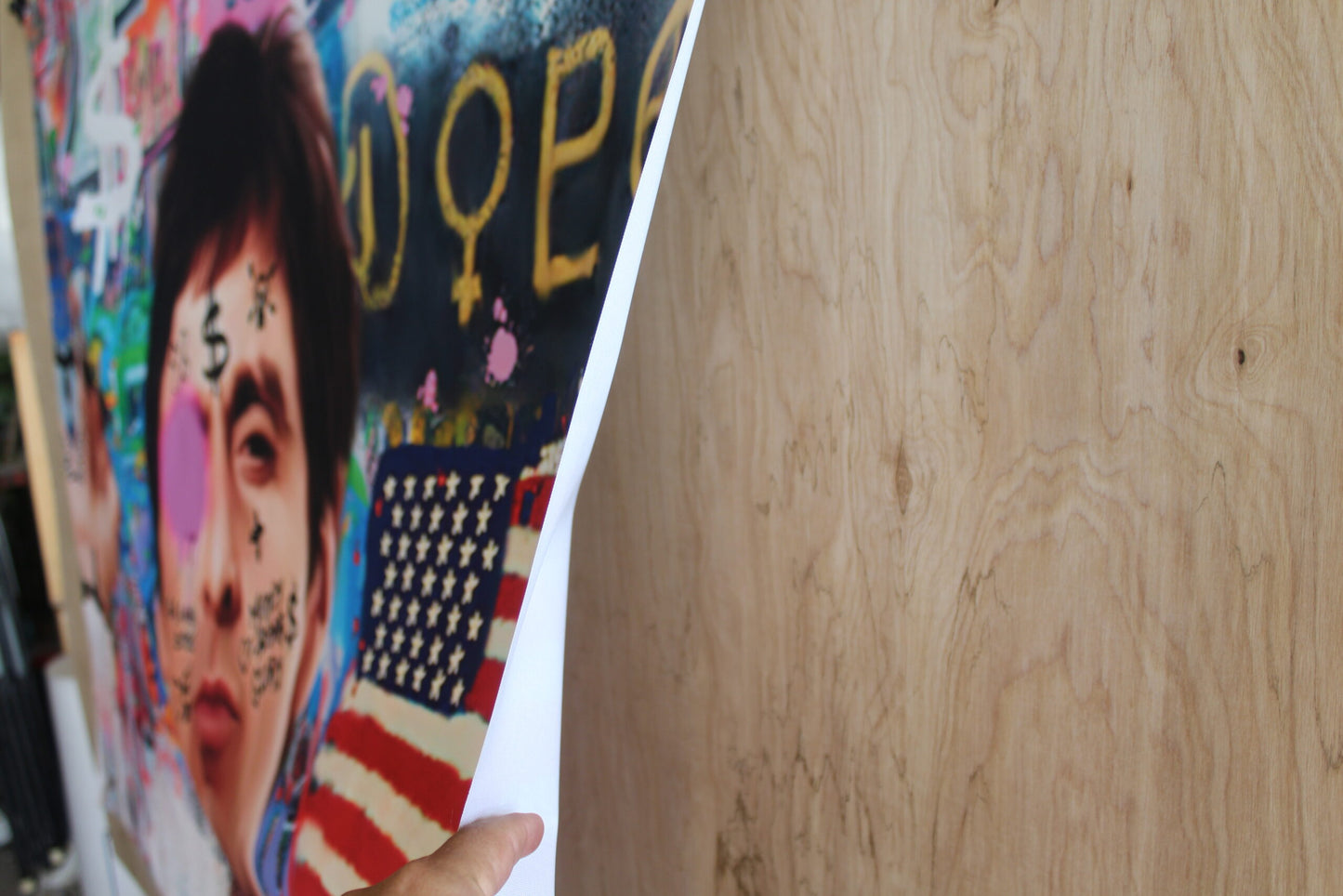 Giant Canvas of Al Pacino Unframed Ship rolled 52 x 75