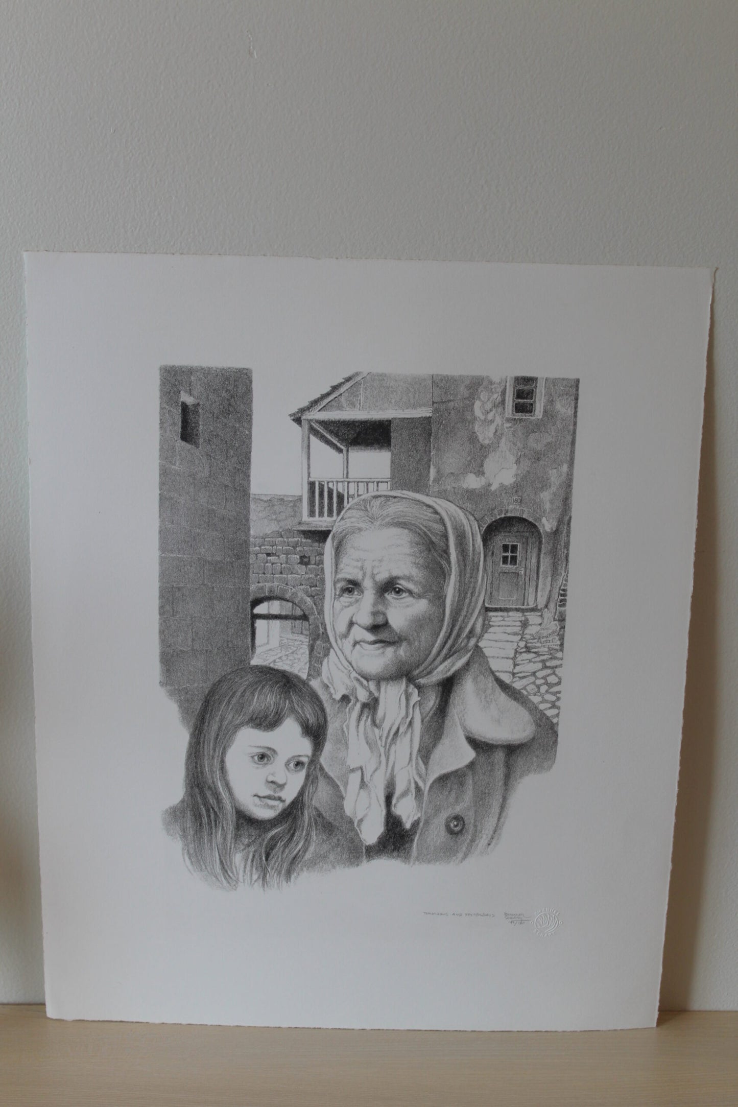 Tomorrows and Yesterdays by Emanuel Schary Lithograph 10 x 14