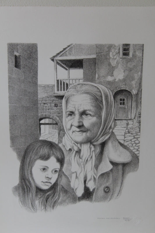 Tomorrows and Yesterdays by Emanuel Schary Lithograph 10 x 14