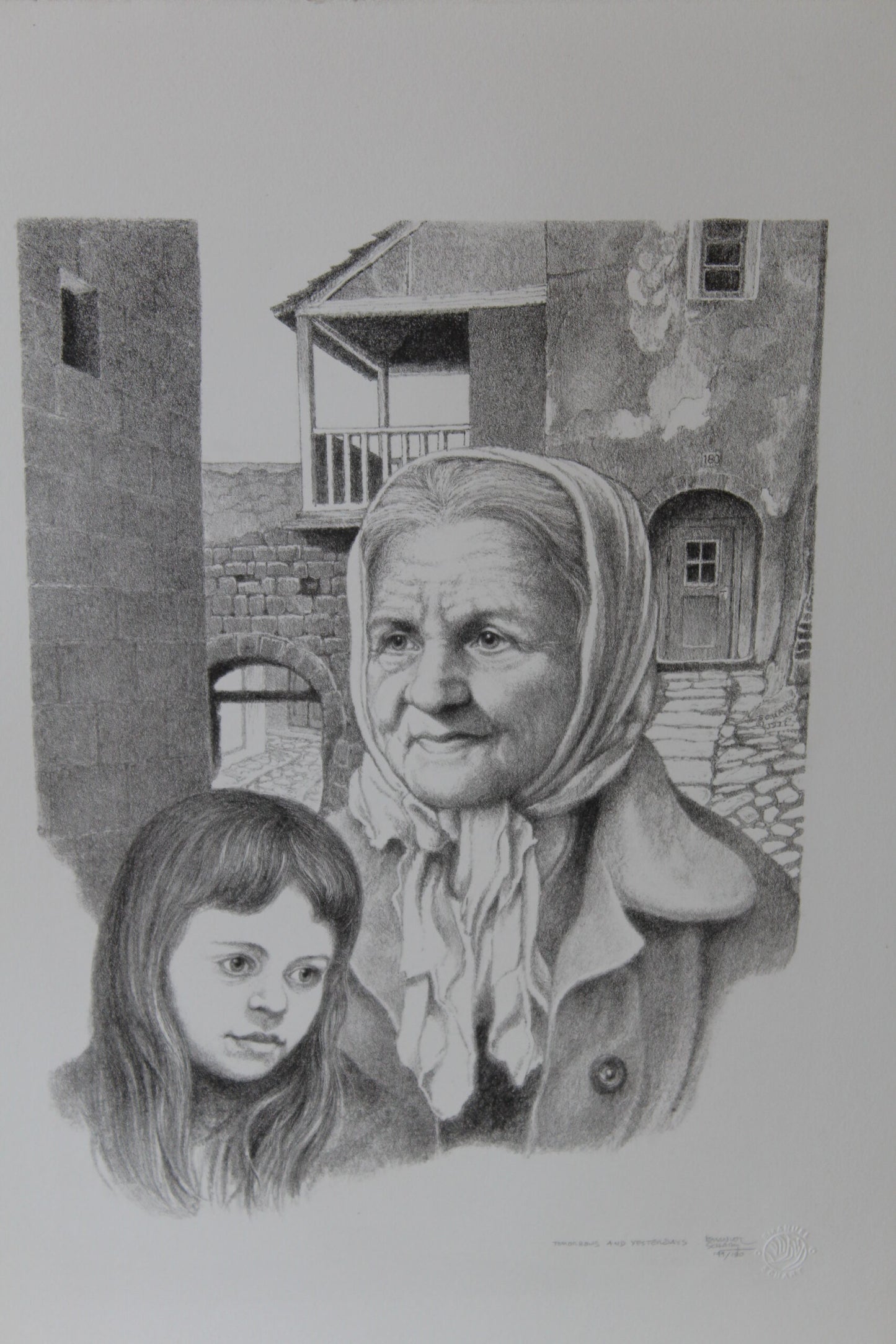 Tomorrows and Yesterdays by Emanuel Schary Lithograph 10 x 14