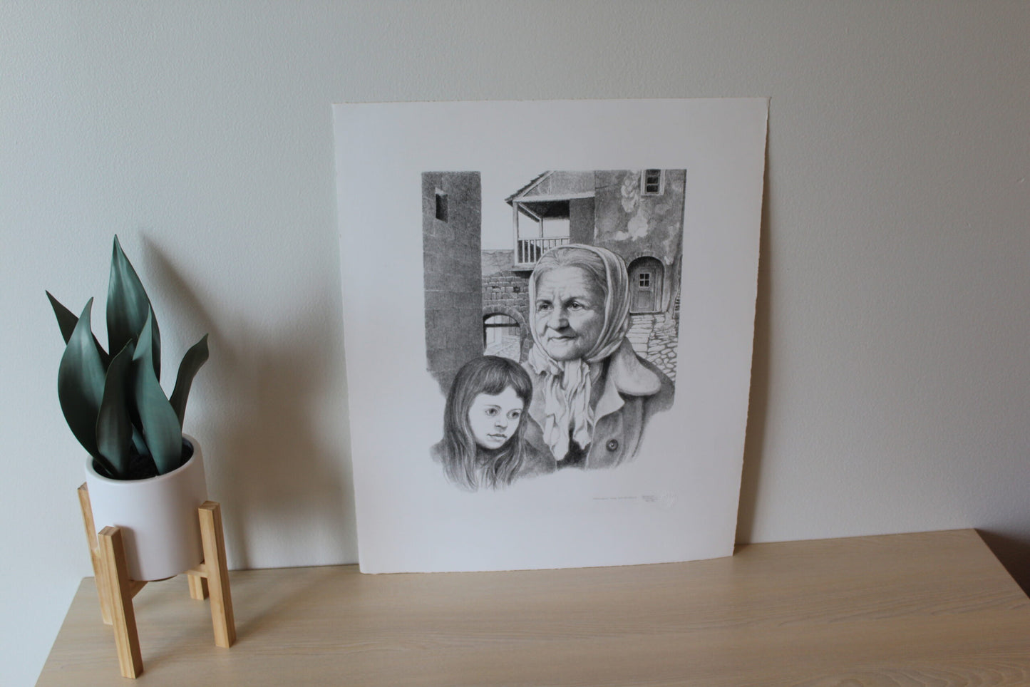 Tomorrows and Yesterdays by Emanuel Schary Lithograph 10 x 14