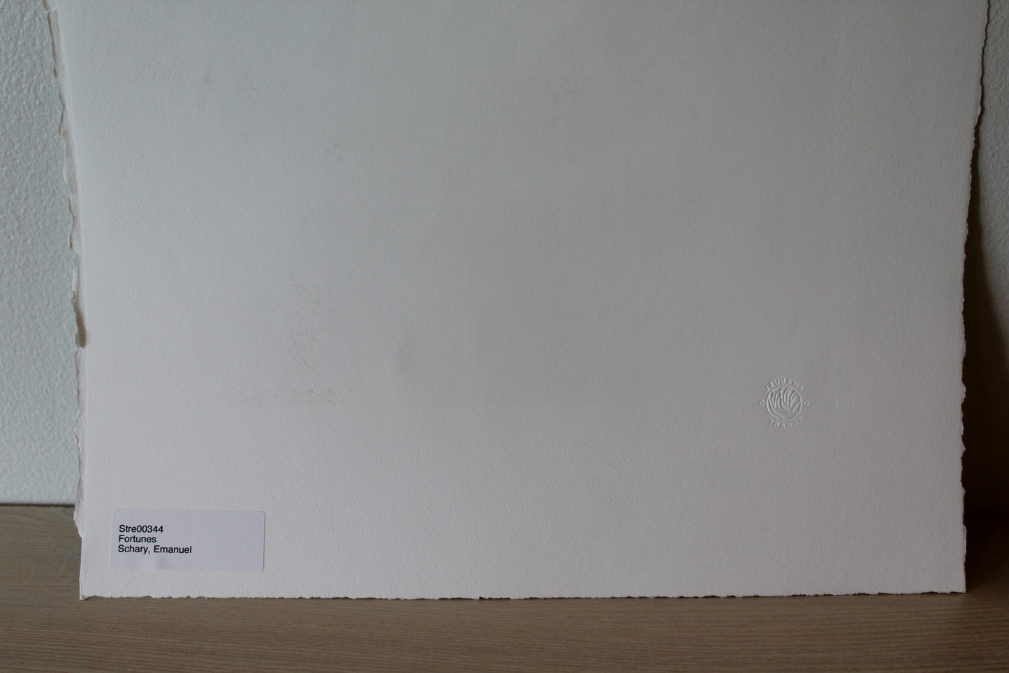 Fortunes by Emanuel Schary Lithograph Black and White 10 x 14