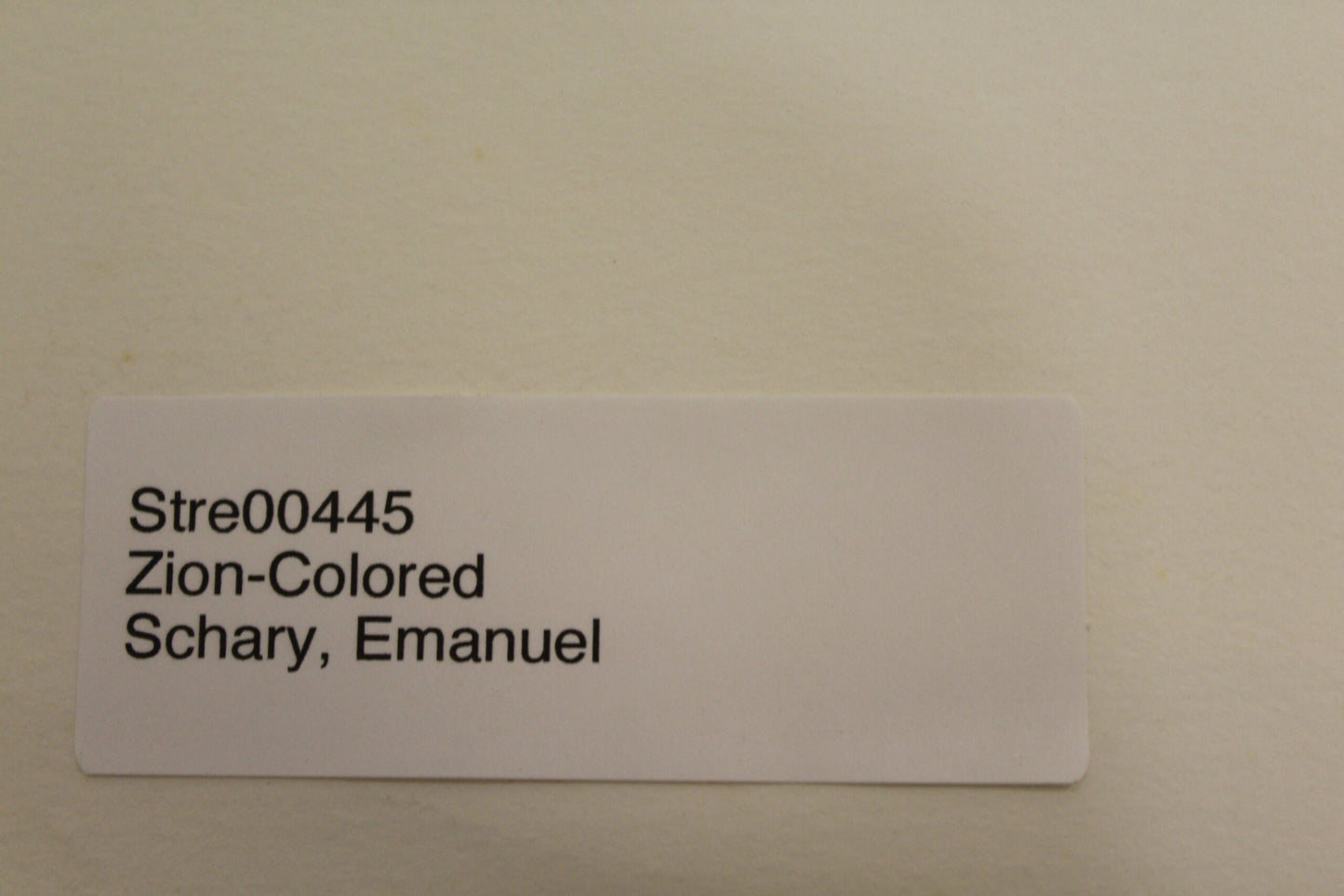 Nifao Emanuel Schary “Zion” Colored Lithograph – Judaica Fine Art Print with Vibrant Townscape & Nature Scene, Collectible Wall Decor 18 x 14