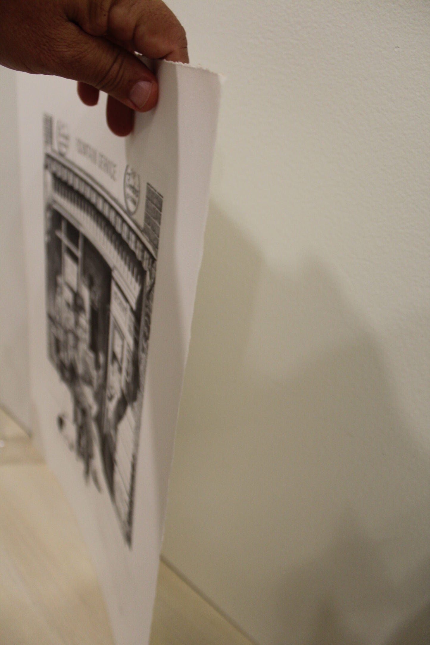 NIFAO Emanuel Schary “Candy Store” Lithograph – Black & White Nostalgic Fine Art Print, Vintage Street Scene with Newspaper Reader, Collectible Wall Drcor 12 x 16