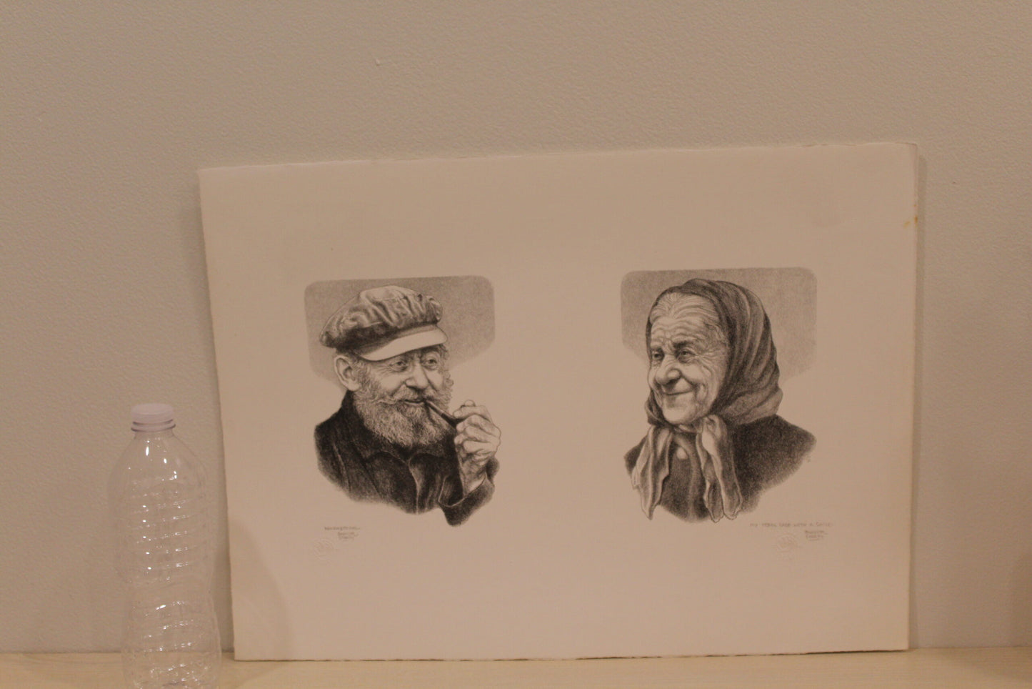 Remembering and My Years Fade With A Smile Emanuel Schary Lithograph 14 x 8