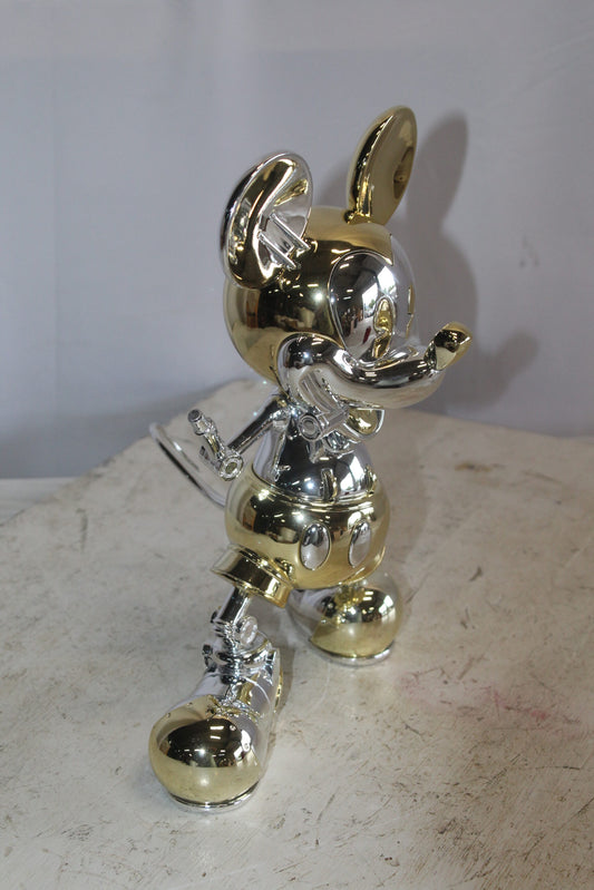 Futuristic Mickey Mouse Resin Statue 10" x 4" x 13"H