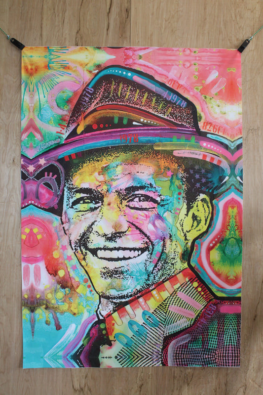 Frank Sinatra Pop Art on Unstretched Giant Size Canvas, 44"x64"