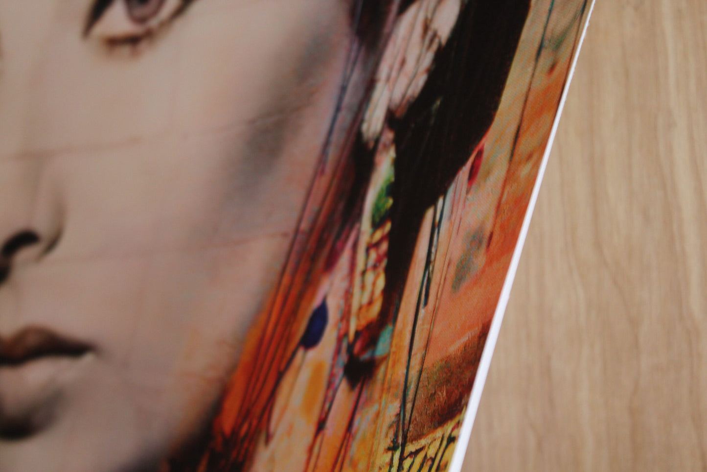 Liz Taylor And Goofy Pop Art Replica, a Giant Unstretched Canvas, 64"x44"