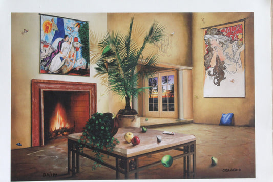 Orlando Quevedo Always and Forever on Unstretched Canvas Small, 20"x15"