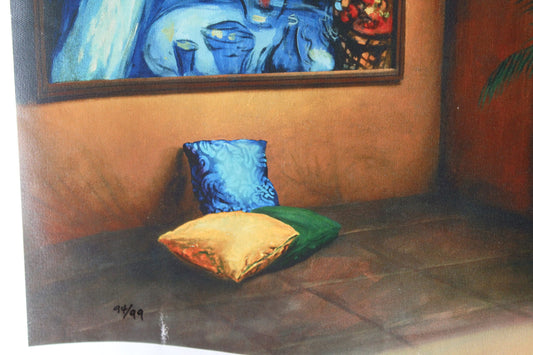 Orlando Quevedo Afternoon Painting on Unstretched Canvas Small, 20"x15"