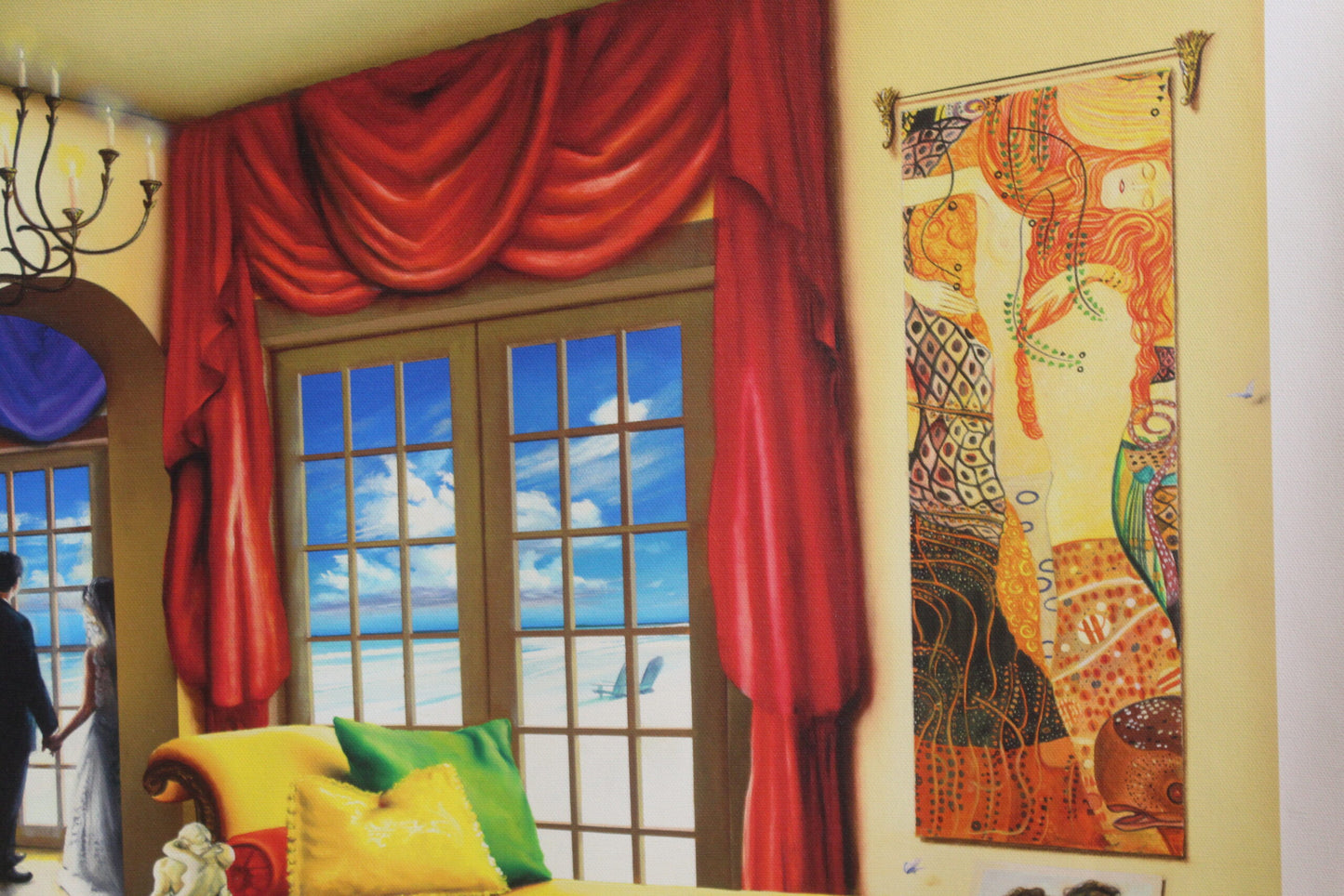 Love Story by Orlando Quevedo on Unstretched Canvas Med, 30"x20"