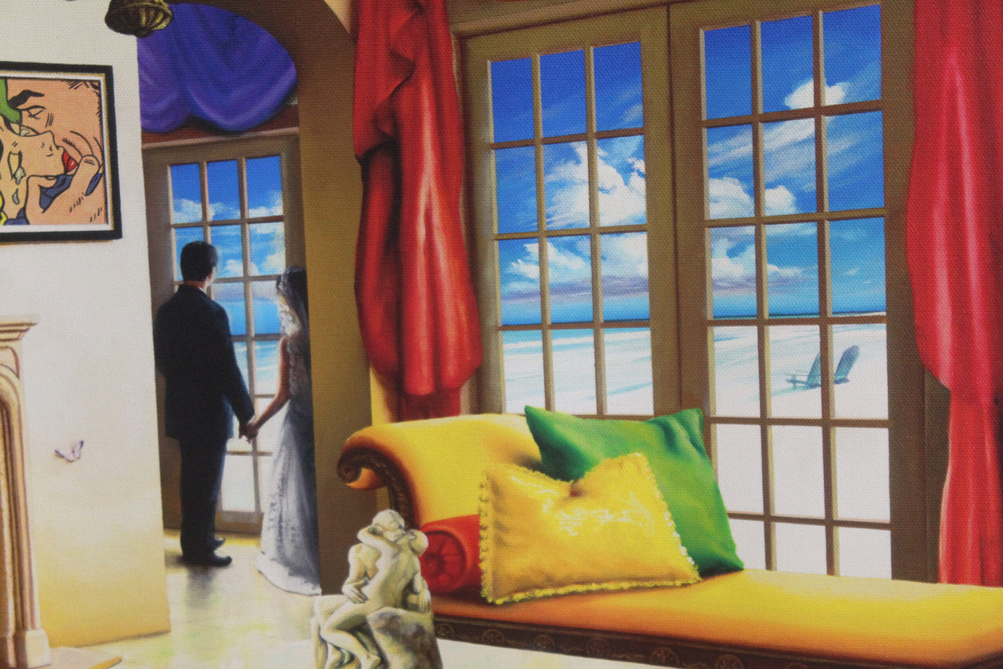Love Story by Orlando Quevedo on Unstretched Canvas Med, 30"x20"