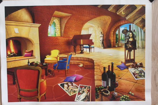 Daybrake By Orlando Quevedo on Unstretched Canvas Medium, 30"x20"