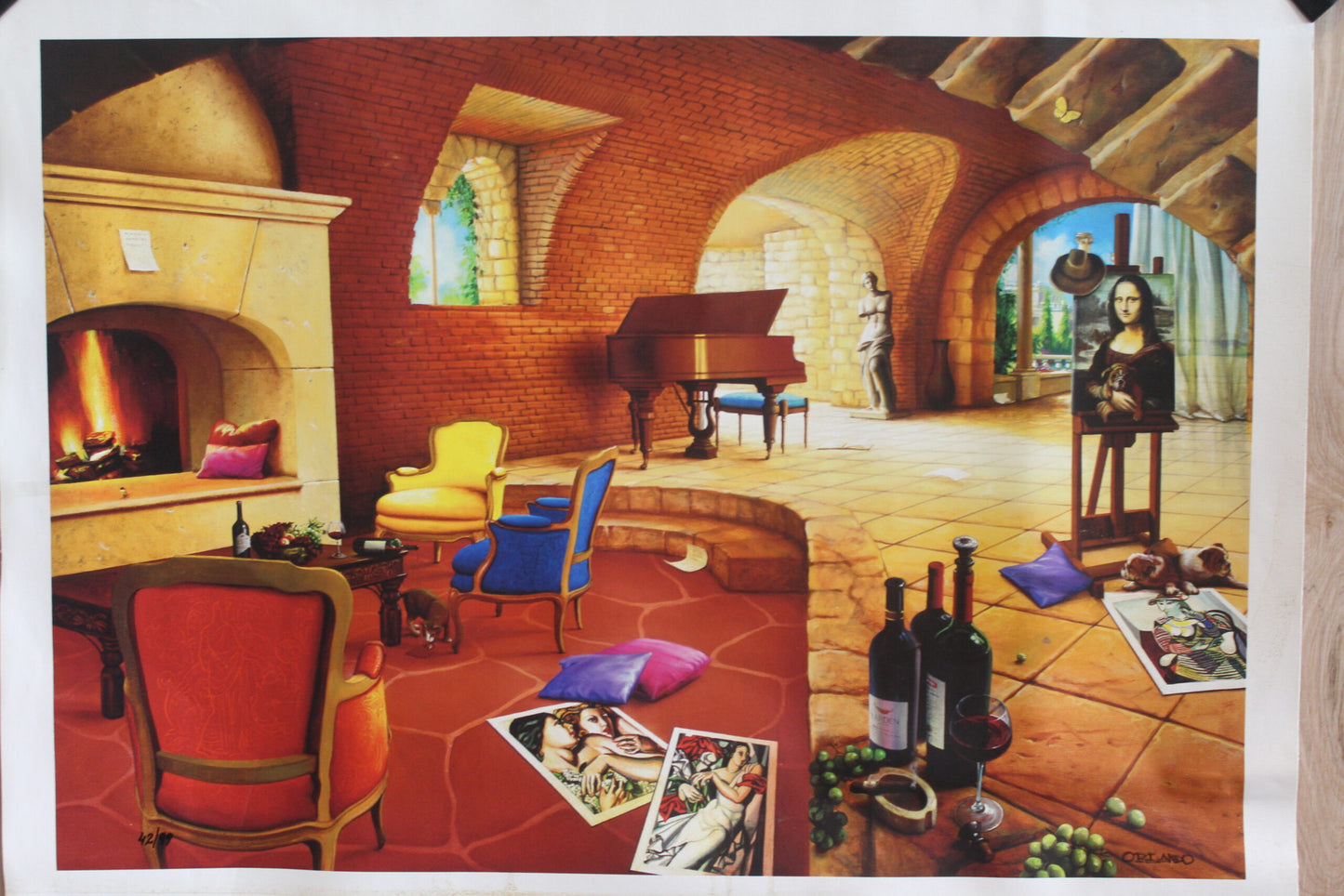 Daybrake By Orlando Quevedo on Unstretched Canvas Medium, 30"x20"