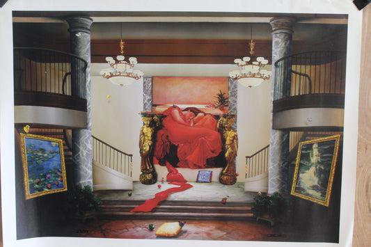 Romantic Dream by Orlando Quevedo on Unstretched Canvas Med, 30"x20"