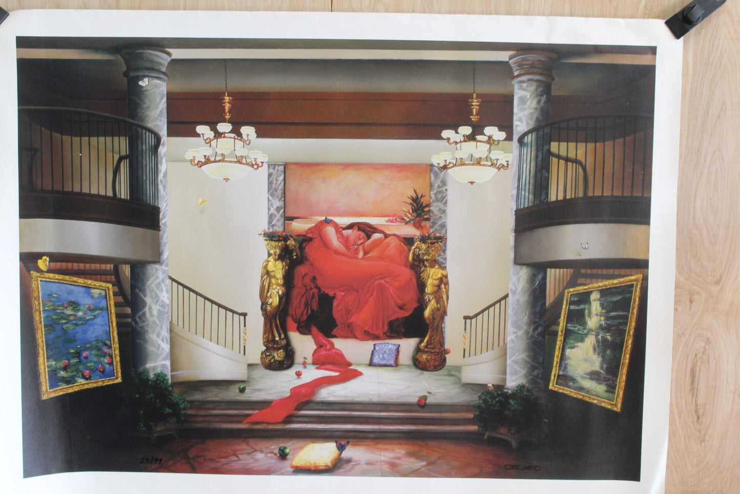 Romantic Dream by Orlando Quevedo on Unstretched Canvas Med, 30"x20"