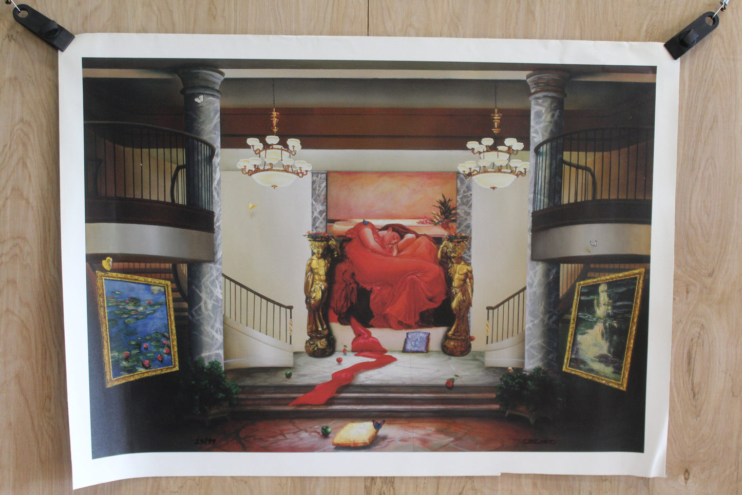 Romantic Dream by Orlando Quevedo on Unstretched Canvas Med, 30"x20"