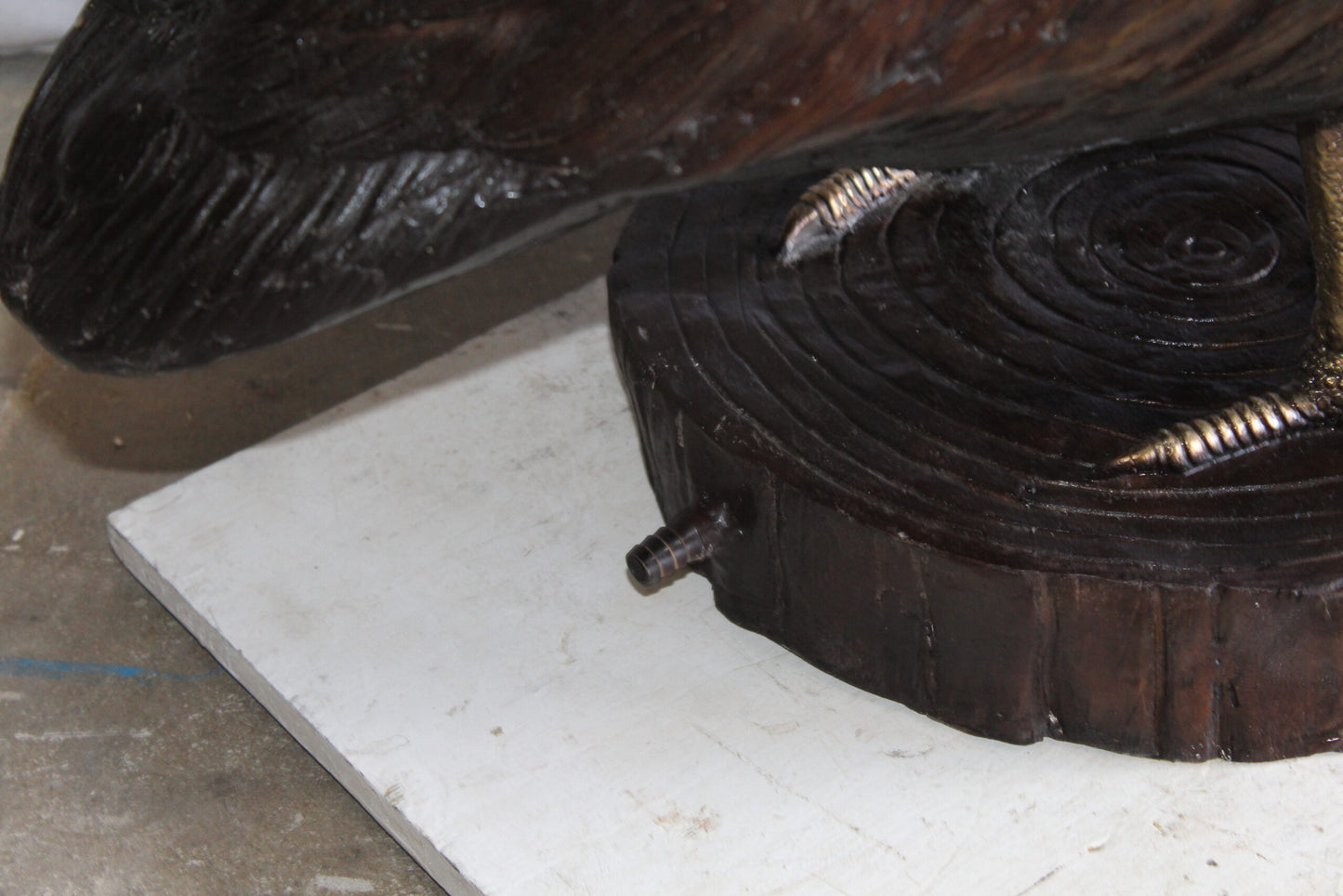 Lifesize Bronze Pelican Fountain Mounted on a Base 44" x 20" x 42"H