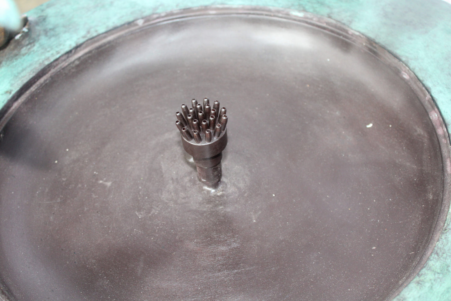 Three Dolphins Bronze Fountain Green Patina Finish 26" x 26" x 47"H