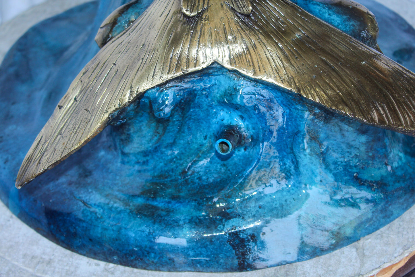 Bronze Statue, School of Three Sailfish Jumping of the Water 28" x 18" x 66"H