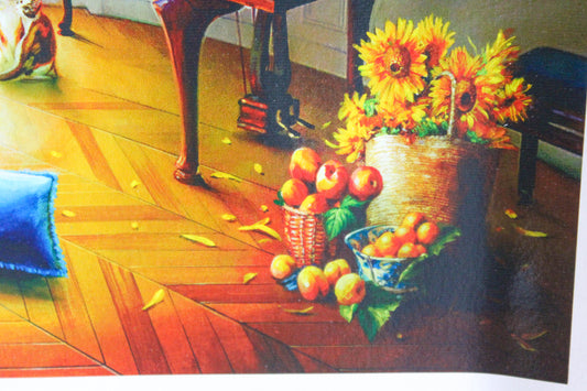 Orlando Ballerinas Getting Prepared Giclee Original Painting, 24"x20"