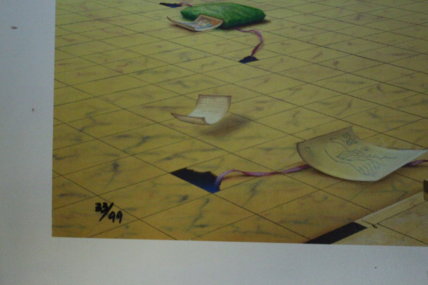 Orlando Quevedo Old Memories on Unstretched Canvas Small, 20"x15"