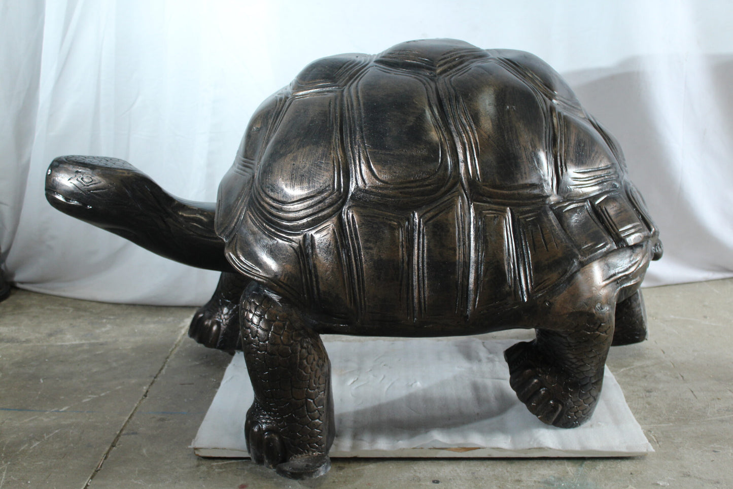 Giant Walking Tortoise Aluminum Statue for Garden or Décor 49" x 30" x 32"H