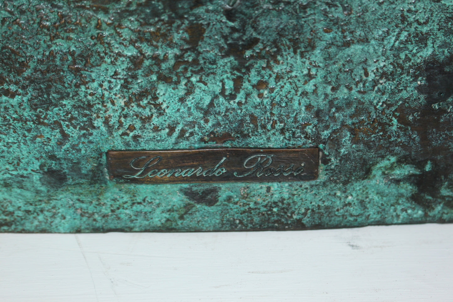 Lady on Wall fountain Bronze Statue - Size: 12"L x 9"W x 21"H.