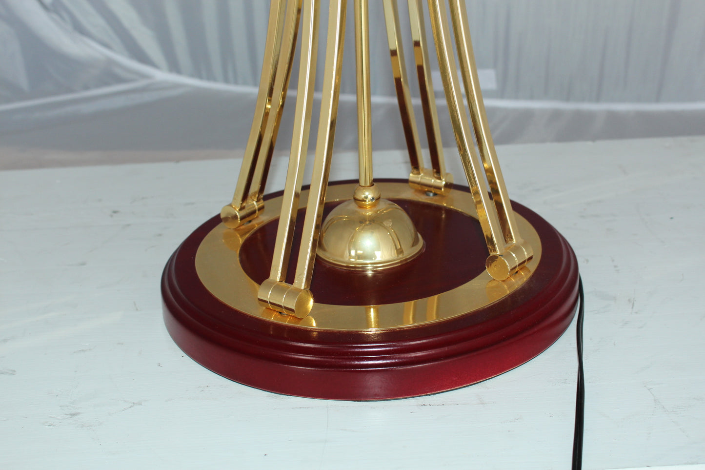 Illuminated Blue Ocean World Globe Rotating by motor - 18"L x 18"W x 42"H.