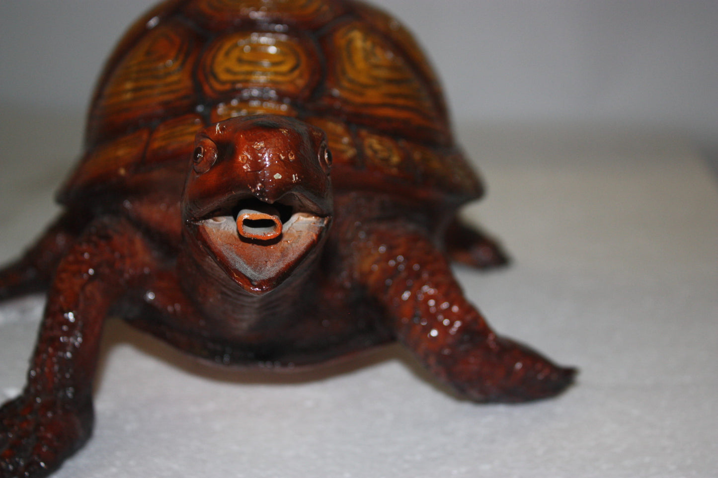 Bronze Turtle fountain - Size: 14"L x 10"W x 6"H.