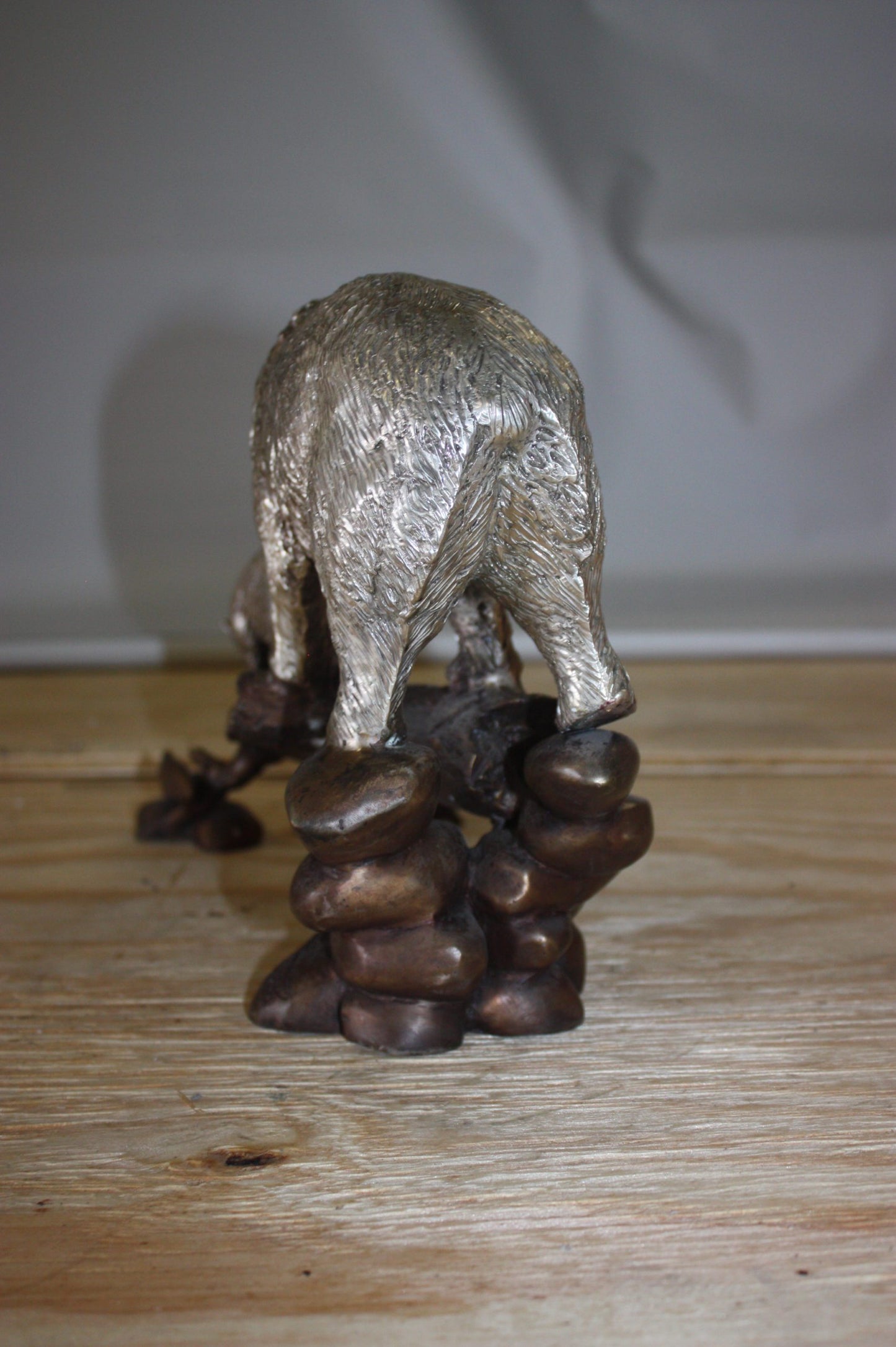 Family bear  - Bronze Statue -  Size: 15"L x 6"W x 9"H.