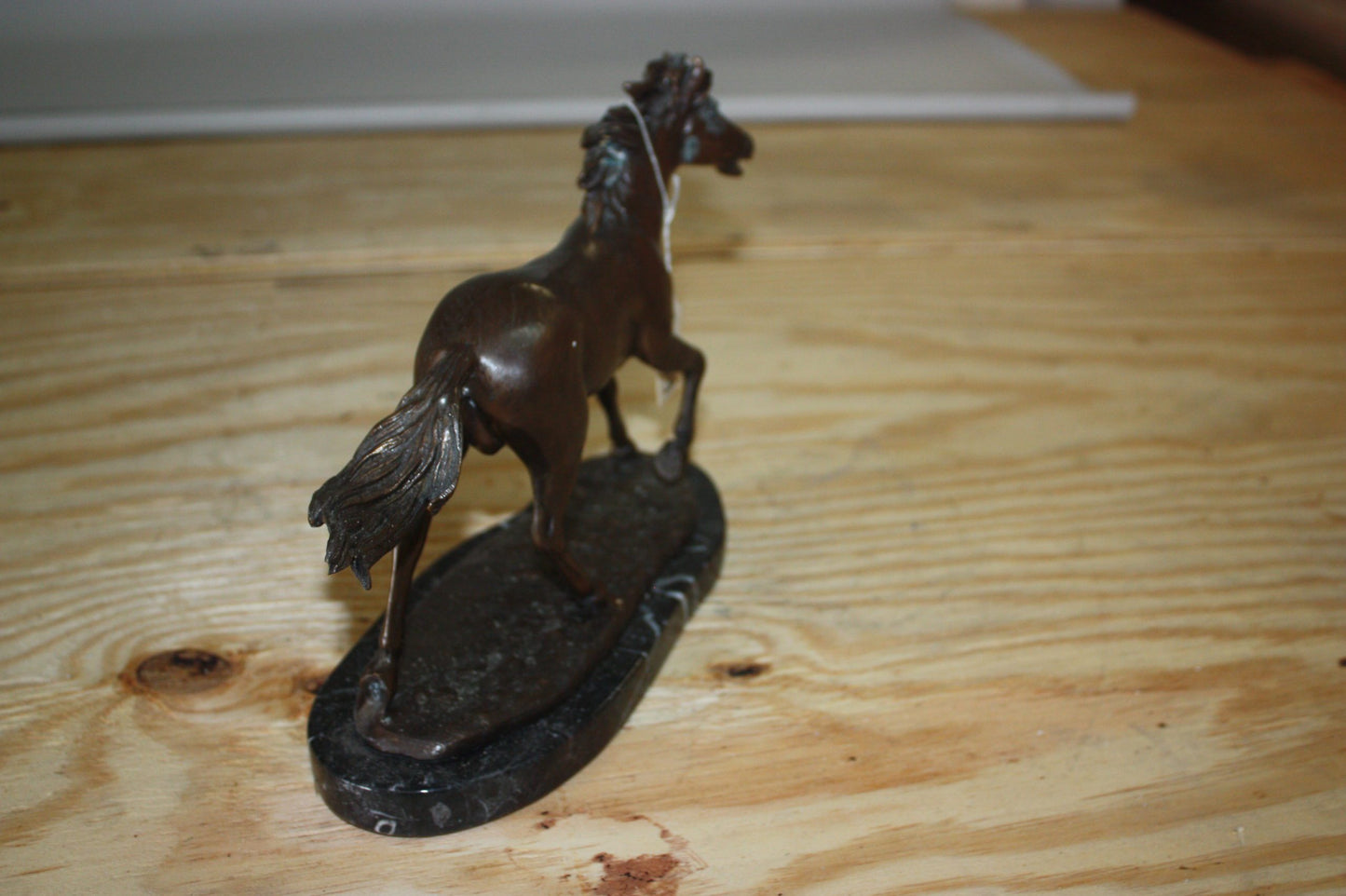 Running horse - Bronze Statue - Size: 12"L x 4"W x 8"H.