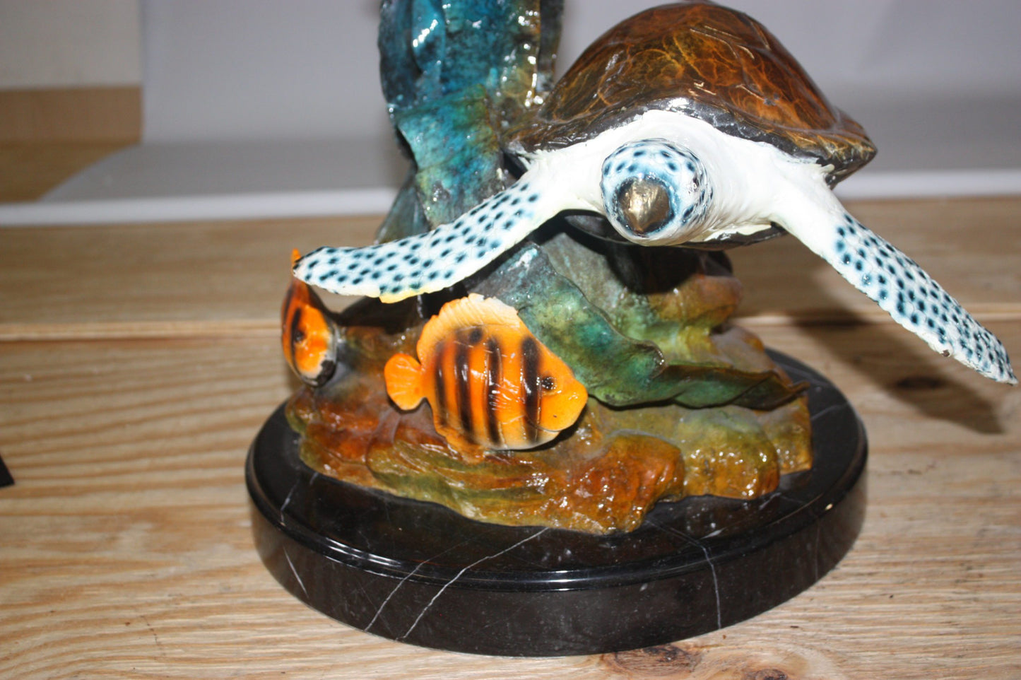 Three turtles - Bronze Statue - Size: 17"L x 12"W x 28"H.